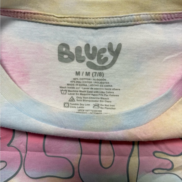 Bluey Kids Tie-Dye T-Shirt - Picture 2 of 5